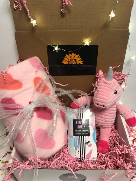 Pink Unicorn care package
